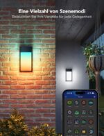Govee Outdoor Wandleuchte RGBIC 1500lm – Smart Aussenbeleuchtung IP65 für Veranda & Balkon – Bild 4
