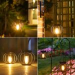 BUCASA Hängende Solarlampen 2er Set – IP65 Wasserdichte LED Laternen für Garten & Terrasse – Bild 6