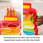 Fisher-Price Drop Through Rock-a-Stack – Motorik-Spielzeug für Babys ab 9 Monaten – Bild 4