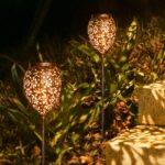 JOYCREATOR 2er Set Solarleuchten mit Orientalischem Design – IP65 Gartenleuchten für Terrasse & Balkon