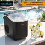 Arendo Eiswürfelmaschine – 12 kg Eis täglich mit 2 Würfelgrossen & Langzeitkühlung – Bild 7