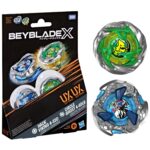 Beyblade X Dual Pack – Circle Ghost & Hack Viking mit Metallblades für Kampfspiele ab 8 Jahren