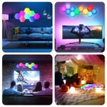 GIACOMO 20er LED Hexagon Gaming Wandleuchte – RGB Smart Panel mit App & Musiksync – Bild 7