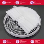 GUCUJI Silikon-Dehydrator-Blätter 33 cm – Antihaftbeschichtet, wiederverwendbar, 5er Set – Bild 2
