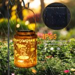 GANDDOBE Frosch Solarlaterne – Wasserfeste LED-Hängeleuchte für Garten & Terrasse – Bild 3