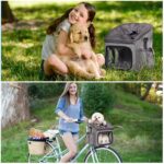 Ownpets Hundefahrradkorb mit Sicherheitsseil – Tragbarer Fahrradkorb für Hunde bis 7,5 kg – Bild 8