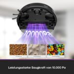EUREKA E20 Evo Plus Saugroboter mit Wischfunktion & Absaugstation – 10.000 Pa Starksaug – Bild 3