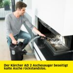Kärcher Aschesauger AD 2 – 1000 W Saugleistung für Kamin & Grill – Bild 3