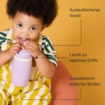 Tommee Tippee Isolierter Aktiv-Trinkbecher 266 ml – Auslaufsicher für Kleinkinder ab 12 Monaten – Bild 4