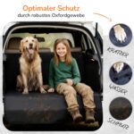 Upgrade4cars Kofferraumschutz Hund mit Ladekantenschutz – wasserdicht & rutschfest – Bild 2