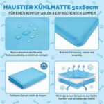 Aitsite Kühlmatte 40x50 cm – Selbstkühlende Hundematte mit Gel für Hunde & Katzen – Bild 4