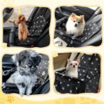 Flagest Hundeautositz für kleine Hunde bis 10 kg – Faltbar mit Sicherheitsgurt – Bild 6
