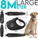 HUND IST KÖNIG Rollleine 8m – Ausziehbare Hundeleine bis 50kg mit ergonomischem Griff – Bild 2