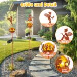 JOYCREATOR Solar Gartenleuchten 2er Set – IP65 Wasserdichte Fee Deko mit LED für Balkon & Terrasse – Bild 6