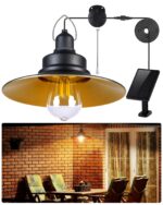 FabStyl Solar-Hängeleuchte mit Zugschalter – IP65 Warmweiß für Garten & Terrasse