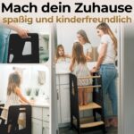 Bey&Co Lernturm Holz 3-fach höhenverstellbar – Montessori Küchenhelfer ab 12 Monaten – Bild 8