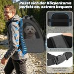 Aystkniet Haustier-Rucksack 34×29×43 cm – Ergonomisch für Katzen & kleine Hunde – Bild 3