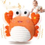 Vanplay Tanzende Krabbe – Musikalisches Krabbelspielzeug für Babys ab 6 Monaten