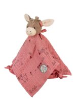 Sterntaler Schmusetuch L Esel Emmily – Weiches Kuscheltuch für Babys in Hellrot – Bild 4