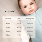 LaLoona Sommerschlafsack Mull ärmellos – Leichter Babyschlafsack 0.5 TOG, 100% Baumwolle – Bild 8