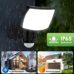 BENMA Solarlampe mit Bewegungsmelder – 115 LEDs, IP65, 3 Farbtemperaturen & 3 Modi – Bild 2
