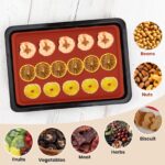 6er Set Silikon-Dörrschalen 35,6 x 35,6 cm – Lebensmittelecht für Dehydrator & Backofen – Bild 7