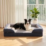 JOEJOY Orthopädisches Hundebett 89x64cm – Memory Foam Hundekorb für Mittelgrosse Hunde