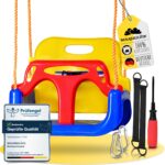WOLKENGLÜCK® Babyschaukel 3 in 1 – Mitwachsende Kinderschaukel für 6 Monate bis 6+ Jahre