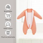 amo nenes Baby Schlafsack mit Füssen 2.5 TOG – Bio-Baumwolle für sicheren Schlaf – Bild 6