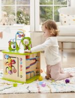 Hape Motorikwürfel «Kleine Tierchen» – Holz-Lernspielzeug für Kinder ab 1 Jahr – Bild 2