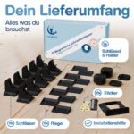 MUTKIND® 10er Set Magnetische Kindersicherung mit TESA-Kleber + 2 Schlüssel – Unsichtbare Schrankschlösser – Bild 5