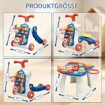 HYES 5-in-1 Lauflernwagen mit Musik & abnehmbarem Spielboard – Lauflernhilfe für Babys – Bild 9