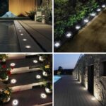 SCNNC Solar Bodenleuchten 8er Set Warmweiß – Solarleuchten Garten wasserdicht IP65 – Bild 7