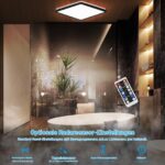 RDGOOD 24W LED Deckenleuchte mit Bewegungsmelder & Fernbedienung – 2400 Lumen für Bad, Garage, Flur – Bild 2