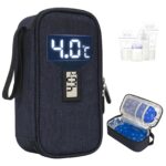 YOUSHARES Muttermilch Kühltasche mit Temperaturdisplay – Isoliertasche für 5–7 Beutel inkl. 2 Kühlakkus