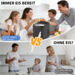 Citybee Eiswürfelmaschine Selbstreinigend 14kg/24h – Frisches Eis in 6 Min für Küche & Büro – Bild 10