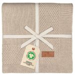 DIKOS Babydecke 75x100 cm Bio-Baumwolle – Kuscheldecke für Neugeborene mit GOTS & OEKO-TEX