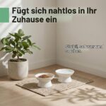 YULL Erhöhte Keramik Katzennäpfe 2er Set – Ergonomischer Futternapf & Wassernapf für Katzen – Bild 6
