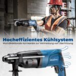 Dong Cheng 800W SDS-Plus Bohrhammer – 4-in-1 Multifunktionswerkzeug für Profi-Abbruch – Bild 6