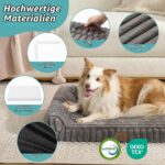 COZY KISS Orthopädisches Hundesofa 112x81cm mit L-Design – Gelenkschutz für grosse Hunde – Bild 3
