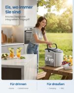 SONGMICS Eiswürfelmaschine XZB001E1EU – 12 kg/24h mit Selbstreinigung & 2 Würfelgrössen – Bild 6
