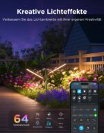 Govee RGBWWIC Gartenleuchte 1100lm – Smart LED Gartenbeleuchtung mit Alexa & Matter – Bild 8
