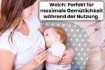Amilian Stillkissen Klein Halbmond – Ergonomisches Nursing Pillow für unterwegs – Bild 7