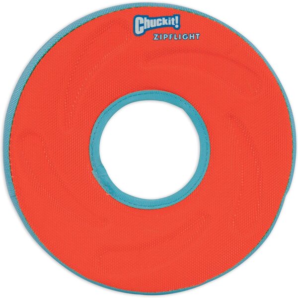 Chuckit! Zipflight Medium Doppelpack – Robuste Neopren-Frisbee für Hunde, 21 cm