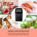 Klarstein Eiswürfelmaschine 2,9 L – 15 kg Eis täglich, kleine & grosse Würfel – Bild 4
