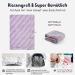Winthome Kuscheldecke mit Glow-in-the-Dark – Flauschig warm für Kinder & Babys – Bild 6