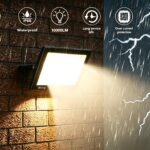 Blivrig LED Strahler 100W Außen – 10000lm Warmweiß IP66 Fluter für Garten & Hof – Bild 3