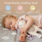 Moonkie Hase Schnuffeltuch mit Silikon Beissring – 3-in-1 Babyspielzeug ab 0+ Monaten – Bild 2