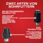 Delphi Bohrhammer SDS Plus 2600W – 4in1 Multifunktionswerkzeug mit Zubehörset & Koffer – Bild 3