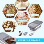 Druuzyl Hundefutter Aufbewahrungsbox 5kg – Luftdichter Futterbehälter mit Messbecher – Bild 5